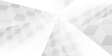 Geometrik elementler ve tek renk gradyanı ile ışık nötr arkaplan.