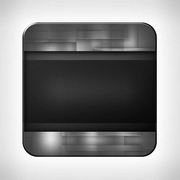 Dark metal texture icon