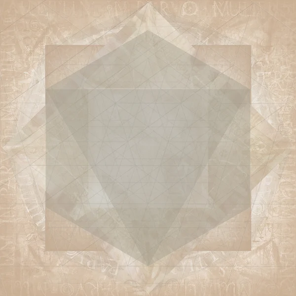 Heilige Geometrie abstracte symbool achtergrond — Stockfoto