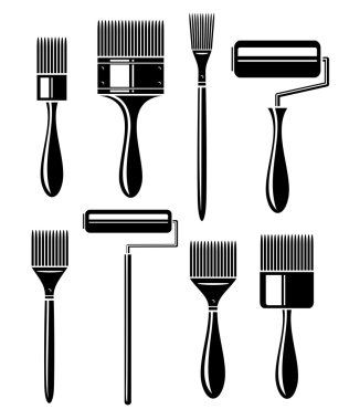 Fırça seti. Vektör