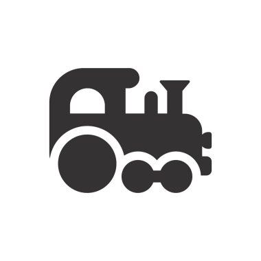 Oyuncak oyuncak siyah vektör ikonu. Kabartma sembolü.