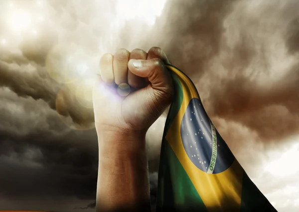 Brazilians do not run from a fight — Stock Photo, Image