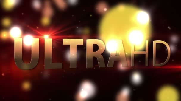 Ultrahd 智能电视屏幕动画背景 — 图库视频影像