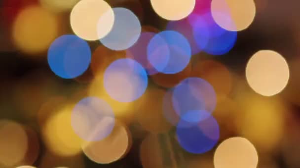 Natal bokeh luzes — Vídeo de Stock