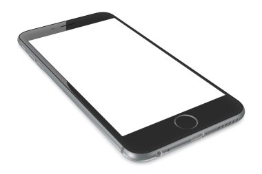 boş ekran alanı gri smartphone