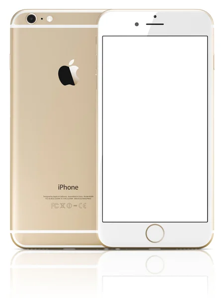 金苹果 iphone 6 免版税图库照片