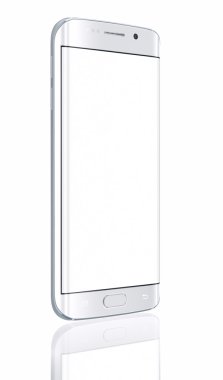 Boş ekran ile Smartphone kenar