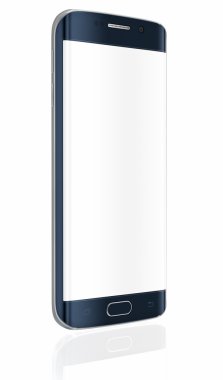 Boş ekran ile Smartphone kenar 