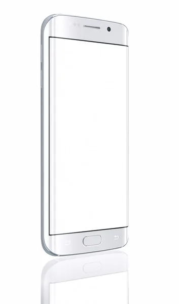 Borda do smartphone com tela em branco — Fotografia de Stock