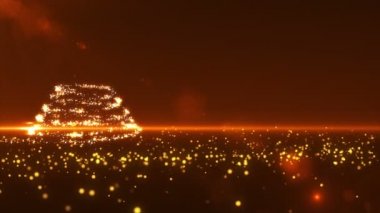 Altın Christmas Tree Ultra Hd