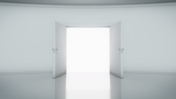 4k otevírání dveří s bílým pozadím (alfa matný)