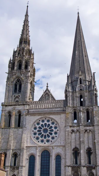 Catedral de Chartres. França . — Fotografia de Stock