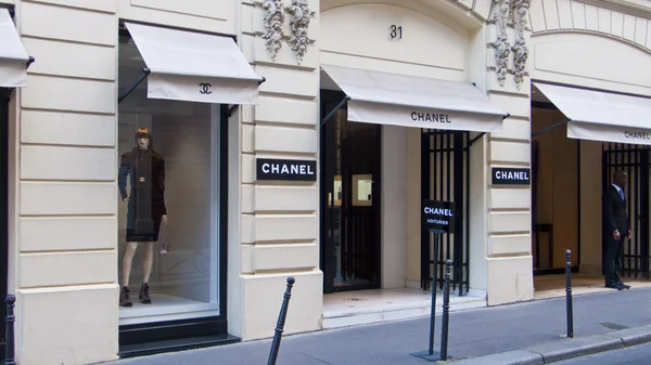 rue cambon, Chanel butik. Paris. Fransa.