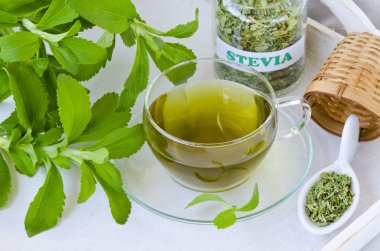 Stevia Infusion. clipart