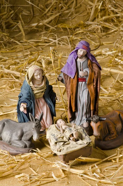 Christmas Nativy Scene — Stock Photo, Image