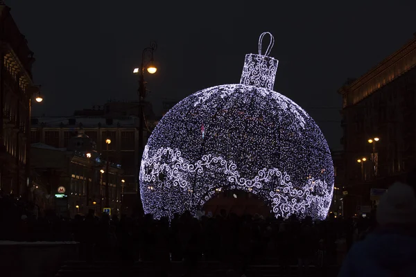 Moscow at night — Stock Photo, Image