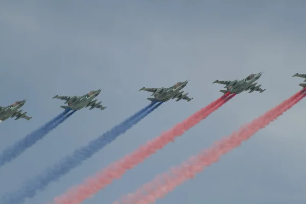 Avión, Día de la Victoria, aniversario — Foto de Stock