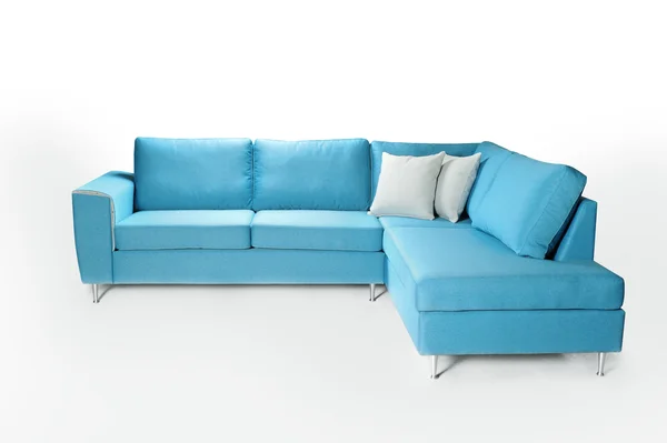 Sofa auf weißem Hintergrund — Stockfoto