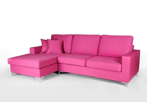 Sofa auf weißem Hintergrund — Stockfoto