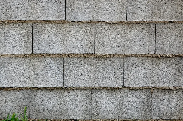 Betongblock vägg — Stockfoto