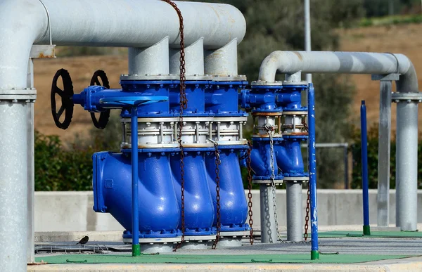 Water treatment plant - closeup — Stock Photo, Image