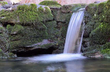 şelale ile - yatay manzara