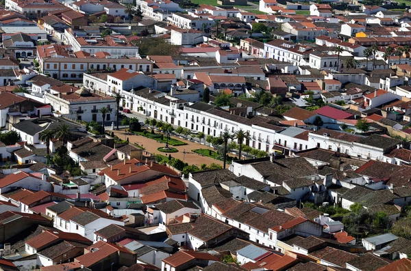 Aerial view with a square — Stock Fotó