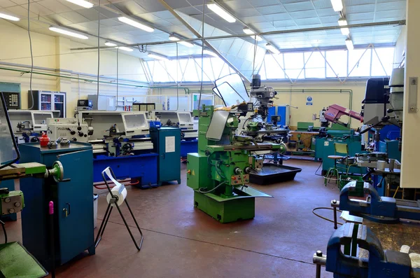 Mechanical manufacturing workshop Royaltyfria Stockfoton