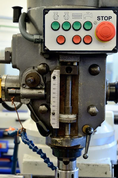 Detail of a milling machines Royalty Free Stock Images