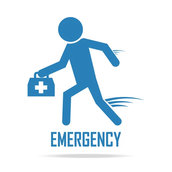 Emergency medical services concept — Stock Vector