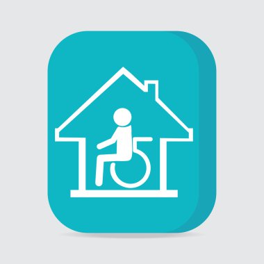 Engelli Bakımı, bakım evi işareti simgesi