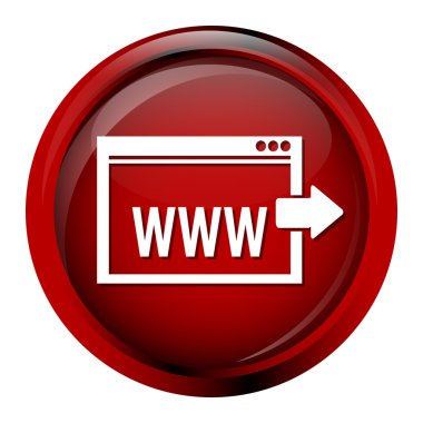 Internet simgesini, tarayıcı düğmesini