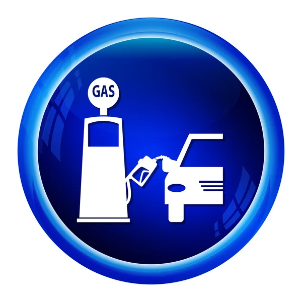 Symbole de pompe à essence, illustration vectorielle icône — Image vectorielle