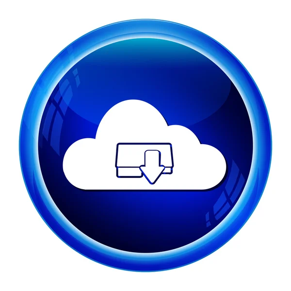 Σύννεφο υπολογιστών εικονίδιο υπηρεσία επιχειρήσεων — Διανυσματικό Αρχείο