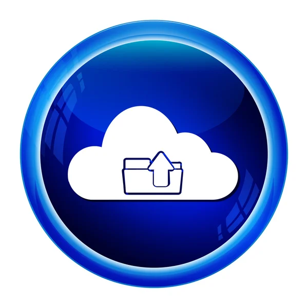 Ikone des Cloud Computing — Stockvektor