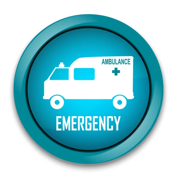 Ícone de ambulância, conceito médico —  Vetores de Stock