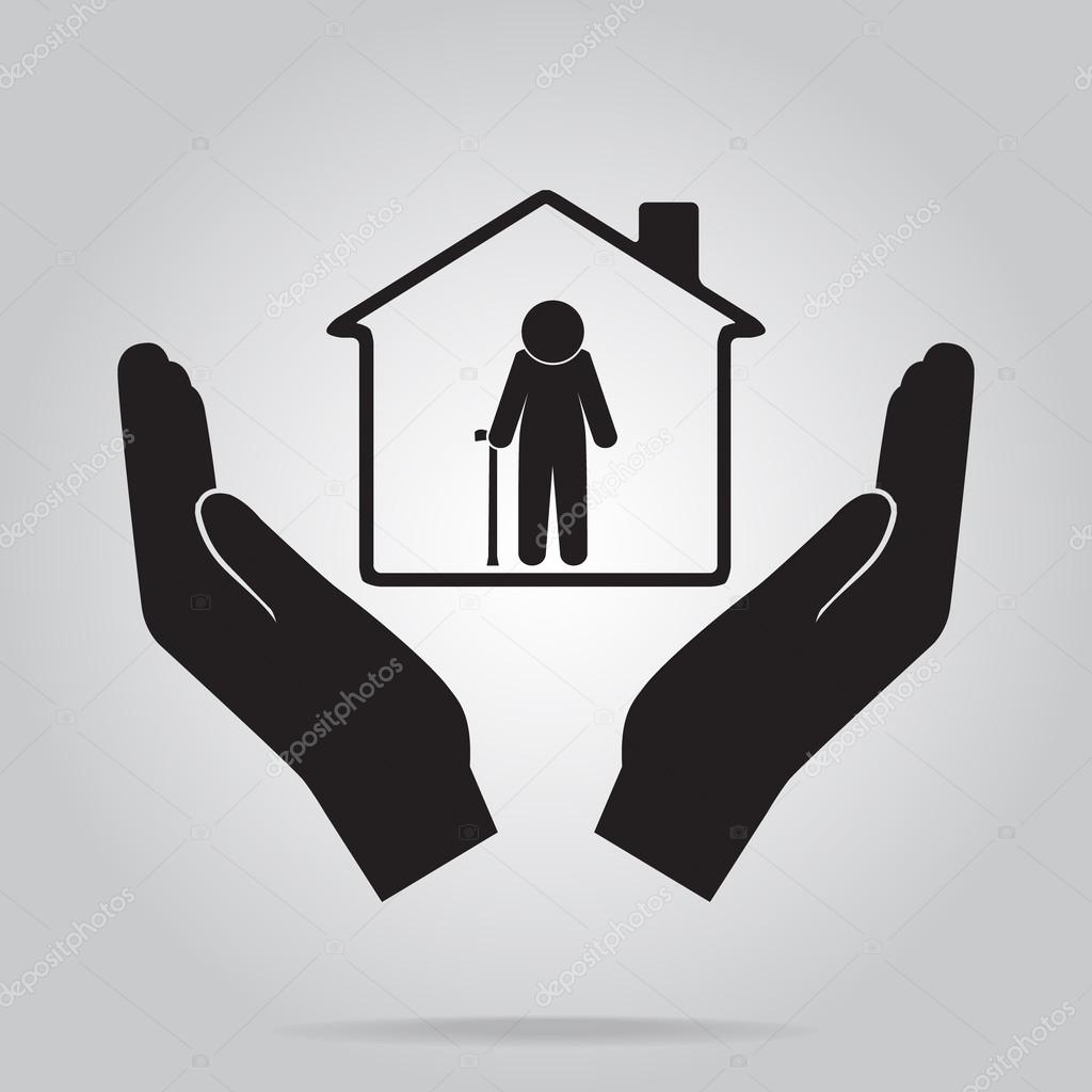 Download Nursing home for elderly icon — Stock Vector © keath369 ...