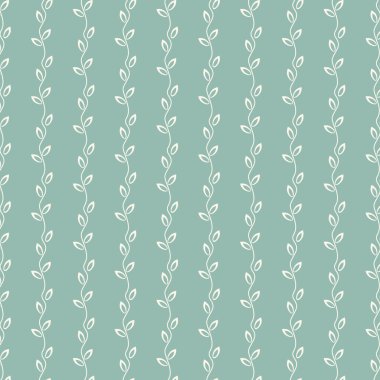 yaprakları ile sorunsuz vektör dalgalı şubeleri