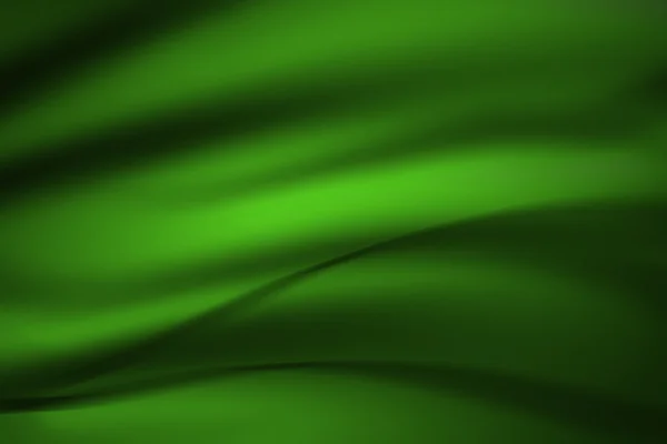 绿色抽象曲线背景 — 图库照片