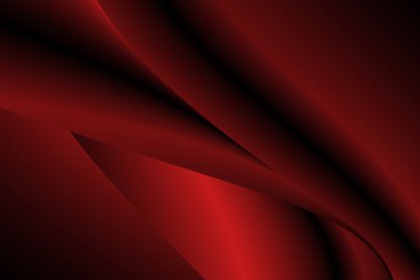 kırmızı zemin üzerine soyut eğrisi