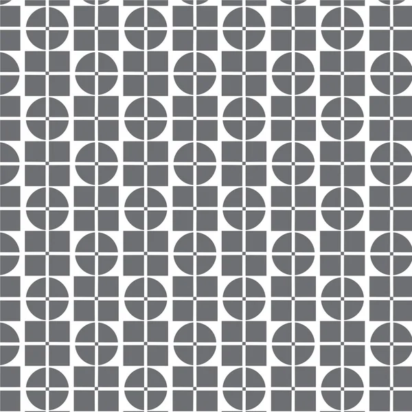 Vector seamless pattern geometric monochrome background — Stock Vector