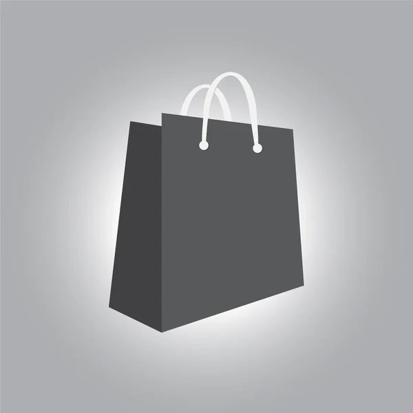 Saco de compras ícone vetor ilustração — Vetor de Stock