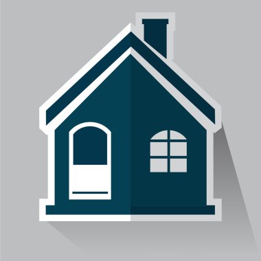 Building icon, house icon vector illustration