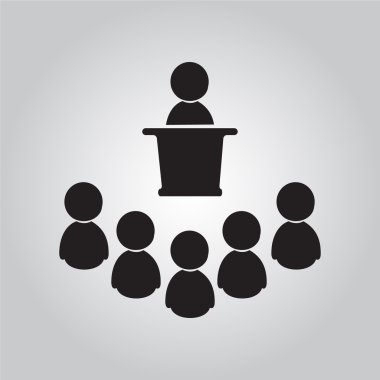 Toplantı iş simgesi