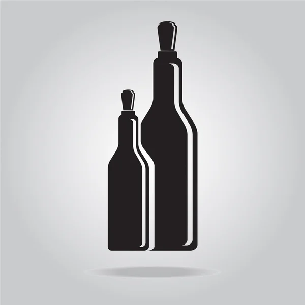 Icono de botella — Vector de stock