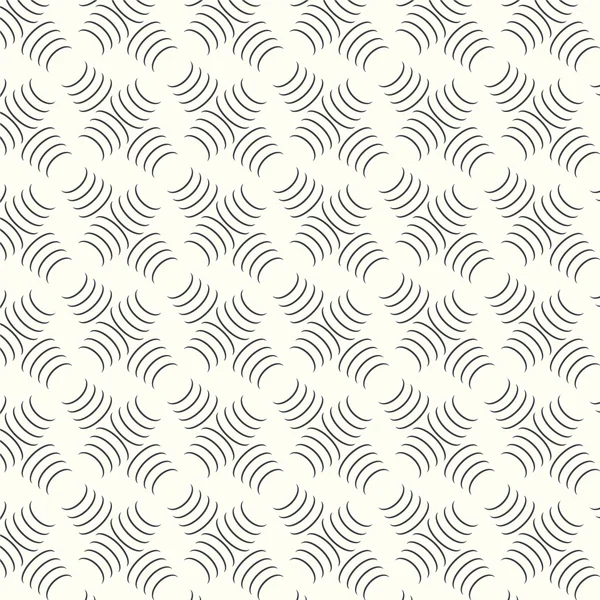 Vector seamless pattern geometric monochrome background — Stock Vector