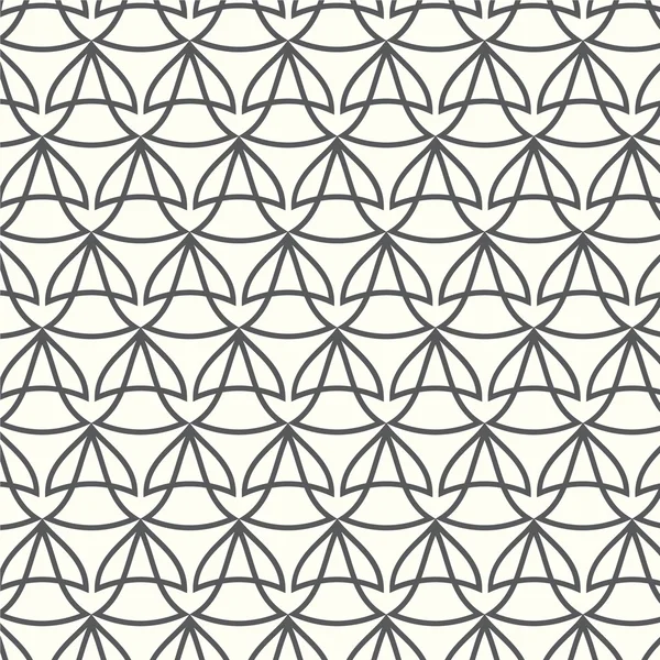 Seamless pattern geometric monochrome vector background — Stock Vector