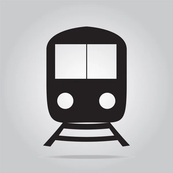 Train symbol illustration — Stock Vector