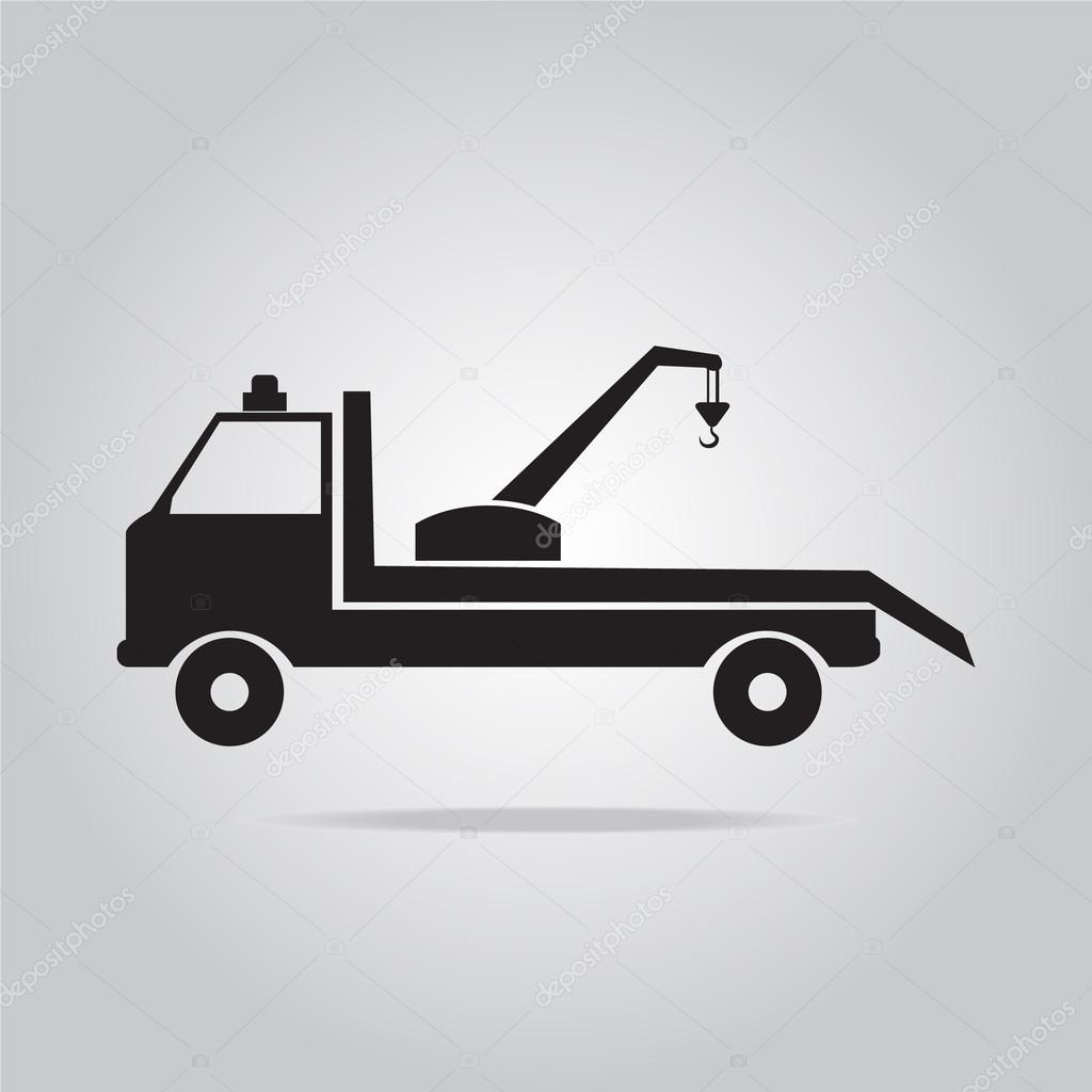Crane Truck vector illustration