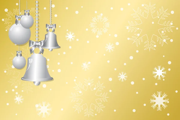 Weihnachten Gold Hintergrund — Stockvektor